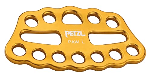 PETZL Unisex-Adult paw Rigging Plate Zubehör Für Klettern, Yellow, L