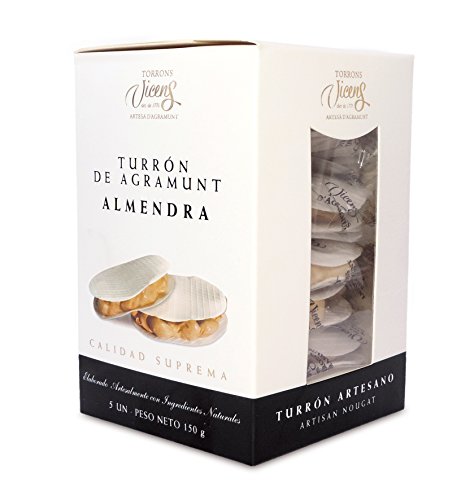 Classic Almond Brittle Turrón Rounds by Vicens