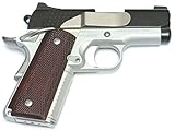ClipDraw Gun Clip, Compact 1911, Low Profile Slim Concealed Carry, Right Side, Silver