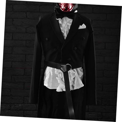 Medieval Adjustable Pu Belt for Men Comfortable Festival Costume Accessory for Halloween Cosplay and Oktoberfest Celebrations4