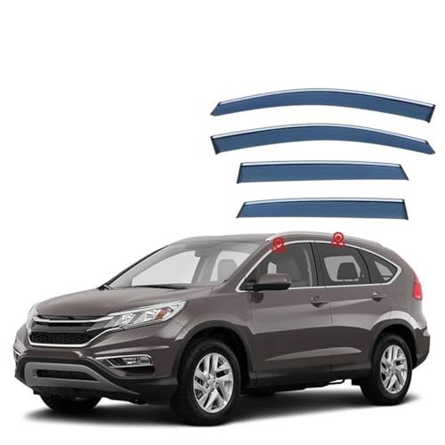 Déflecteurs de vitre CR-V RM 2012-2016 visière pluie ventvisor protection latérale