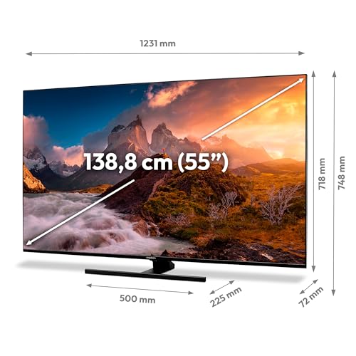 MEDION X15574 (MD 30987) 138,8 cm (55 Zoll) QLED Fernseher (Smart TV, 4K, Dolby Vision HDR, Dolby Atmos, Subwoofer, Netflix, Prime Video, PVR, Bluetooth, MEMC, Micro Dimming) – Bild 6