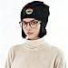 Funny-Dolphin-Helicopter Winter Cool Beanies Funny Beanie Cap Beanie Hat for Men Women Black