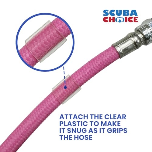 Fixation flexible plongée Scuba-Choice robuste bleu pour détendeur octopus - 3