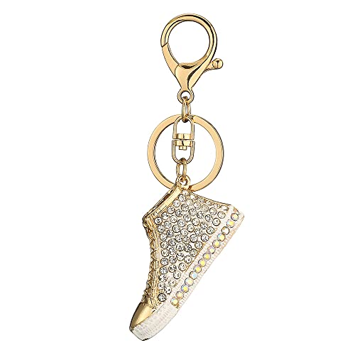 ARFUKA Schlüsselanhänger Schuhe Anhänger Schlüsselhalter Schlüsselringe Handtaschenanhänger Kristall Strass Taschenanhänger Autoschlüsselanhänger Keychain Geschenk
