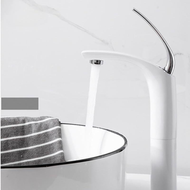 Robinet de salle de bain anti-corrosion en laiton chromé pour remplacer un mitigeur fuyant