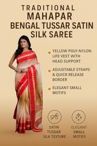 Bengal looms India Weaves of Elegance tussar silk saree in tussar silk – image 2