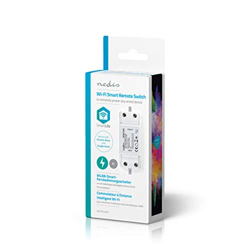 Nedis Intelligenter Schalter mit WLAN-Kapazität, 10 A., weiß