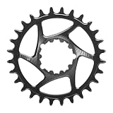 Compatibile con corona SRAM XX1 Eagle 3mm offset 28-38T - Corona nera rotonda MTB con pignone stretto e largo(30T)