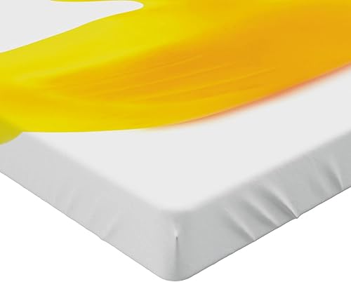 Miniatura 3 de Ambesonne Juego de sábanas bajeras de goma con diseño de pato chirriante amarillo, divertido diseño de pato para baño, habitación de animales, ropa