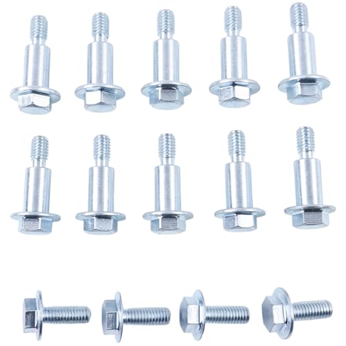 Image of Chamixx 14X Timing Belt Cover Bolts Kit 800706950 800706930 Compatible with Subaru 1990-2018 Legacy SVX Impreza Forester Outback WRX STI