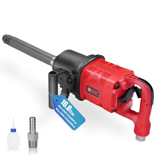 1 Inch Air Impact Wrench, Up to 3000ft-lbs Torque, 5000RPM 1'' Impact Gun