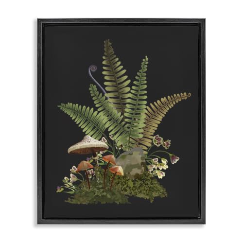 Woodland Botanicals Cabin Lodge, 16 x 20 Inch Canvas in Floater Frame