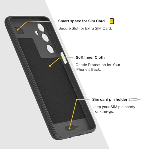 Image of Pikkme Back Cover for Samsung Galaxy M16 5G Camera Protection 3D Hexa Cube Design Silicone Protective Bumper Case (Grey)