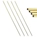 Eowpower 4Pcs Metal Copper Brass Round Tube, 3 mm x 0.5 mm x 12"