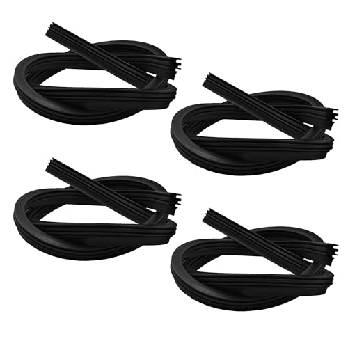 4 PCS Recambio Goma Limpiaparabrisas para Coche – Repuesto Escobilla/Hoja Limpiaparabrisas Universal – Escobillas De Goma para Limpia parabrisas – 70cm / 28