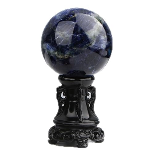 Blue Calcite Quartz 40-60 mm Ball Sphere Gemstone Hand Carved Crystal Altar Devotional Gift Men Women,50~60mm