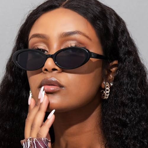 Retro Oval Sunglasses for Women and Men Vintage Style Cat Eye Glasses UV400 Protection2