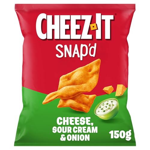 Cheeze-its Cheese and Sour Cream and Onion Baked Snacks 150g