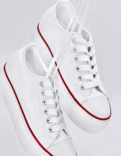 Image of REFRASE LIFE Womens Platform Sneakers with Wedge 3 Inches Height Boost Hidden Heel Shoes, Casual Height Increase Walking Fashion Shoes for Women and Girls