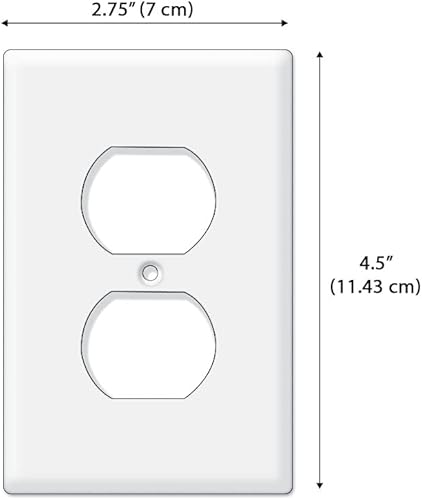 Miniatura 2 de WIRESTER Placa de pared dúplex con tapa de salida - Gallos de pollo de corral