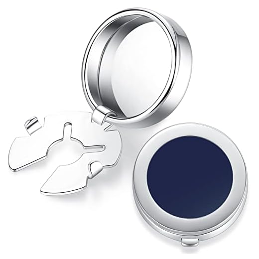 HONEY BEAR Cubre Cubiertas de Botones Concha de mar Blanco Redonda Pearl/Onyx Negro Gemelos,para la Camisa ordinaria de los Hombres (Azul)