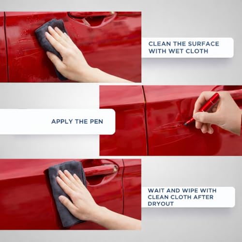 Image of Car Scratch Remover Touch Up Paint Pen Automotive Car Paint Pen Scratch Repair for Deep Scratches Special-Purpose (red)