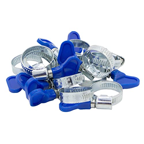 Variosan Hose Clamps W1 Pack of 10), Blue, 16 - 25 mm - Image 2