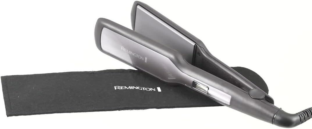 Bild 6 - Remington Glätteisen breit Pro-Ceramic Extra (extra breite 45mm Stylingplatten -speziell für dickes, krauses, lockiges und sehr langes Haar) LCD-Display, 150-230°C, Haarglätter S5525