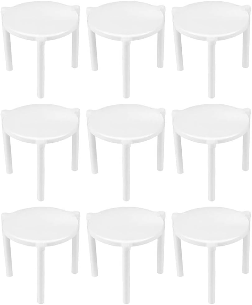 Cabilock 200pcs Pizza Stand Pizza Serving Tray Cupcakes