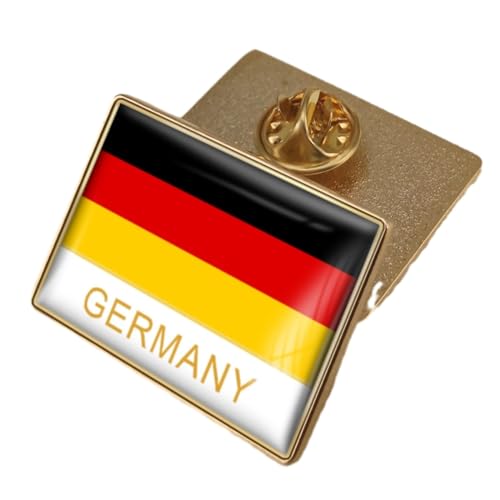 Insignia de la bandera de Alemania con acabado esmaltado premium antidesgaste