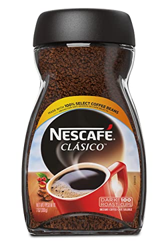 Nescafe dark roast original Instant Coffee,7 Ounce (Pack of 2)