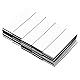 54 Stück Selbstklebend Magnetschilder 80x30mm, Weiß Abwischbare Magnetschilder, Abwischbare Magnete, Magnet-Etiketten für Whiteboards, Kühlschränke, Magnettafeln