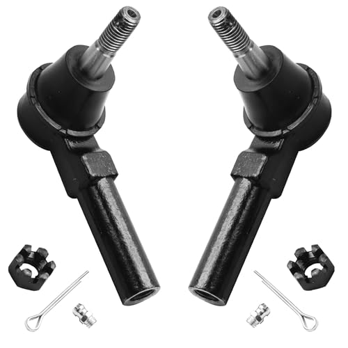 Image of Detroit Axle - 6pc Front End Kit for 05-09 Chevy Equinox Pontiac Torrent, 02-07 Saturn Vue, 2 Lower Control Arms w /Ball Joints 2 Outer Tie Rods 2 Sway Bars 2005 2006 2007 2008 2009 Replacement