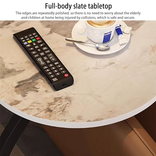 Table de chevet simple blanche mini table de nuit en ardoise