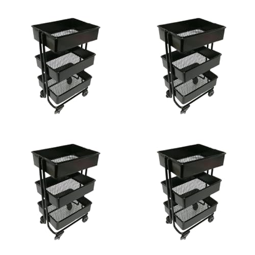 KACCDE Estante de almacenamiento de suelo con rueda, estante en miniatura para muebles, estantería de almacenamiento, estante de exhibición de decoración, accesorios de colección