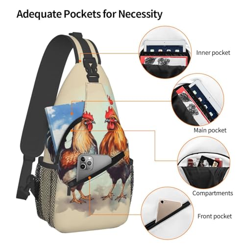 Mochila Cruzada Pequeña para Senderismo y Viaje miniatura 3