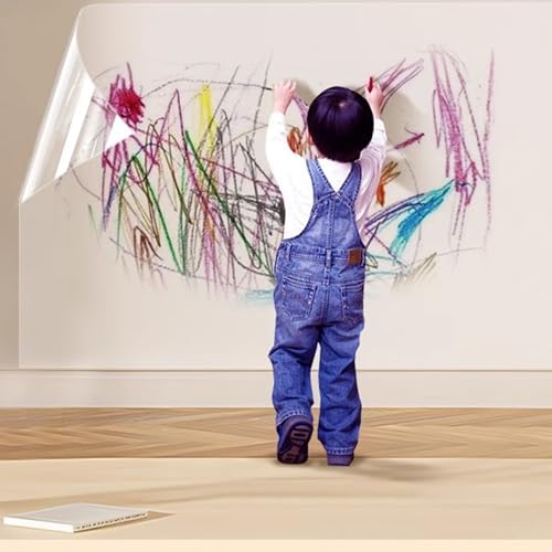 Rollo de película de vinilo transparente para muebles y pared de cocina 5