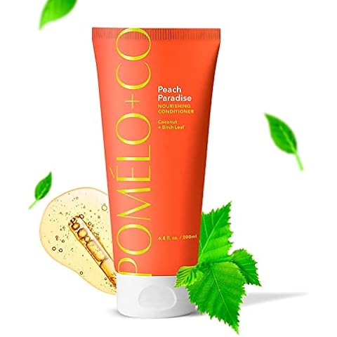 Pomélo+Co. Peach Paradise Conditioner - feuchtigkeitsspendende Haarpflege für trockenes Haar - vegane Haarspülung mit nährend-pflegenden Inhaltsstoffen Cover