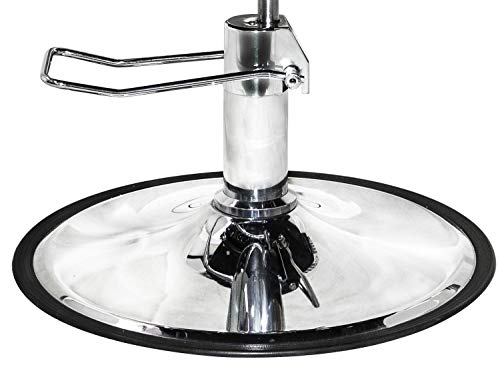 Chromium Olivia Professional Styling Chair [2090] By Puresana, Sealed Hydraulic, Premium Vinyl, Red & Black Alligator Pattern, Adjustable Height And 360 Rotation #TOP3