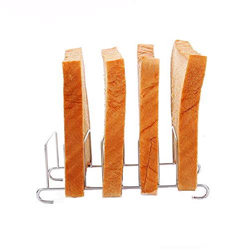 Lot De 2 Supports à Toast En Inox - Porte-tranches Stable - Pour Cuisine, Restaurant - 10,4 X 8,1 X 8,1 Cm - 2