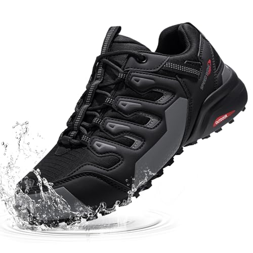 KEFUWU Trail Running Shoes for Men Waterproof Lightweight...