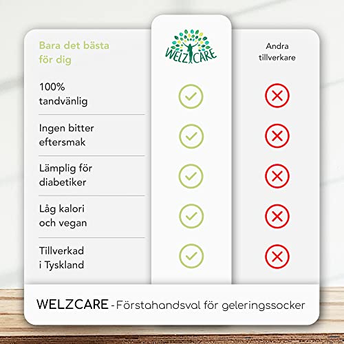 Gelierzucker Welz Care SweetCare Premium als Zuckerersatz