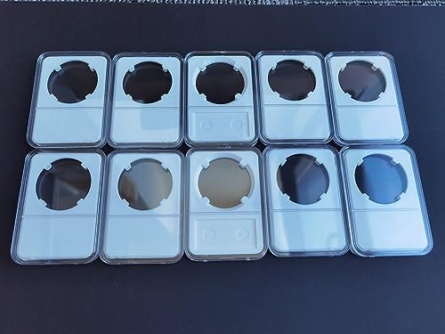 10 piezas soporte para monedas 32mm TEAMWILL miniatura 2