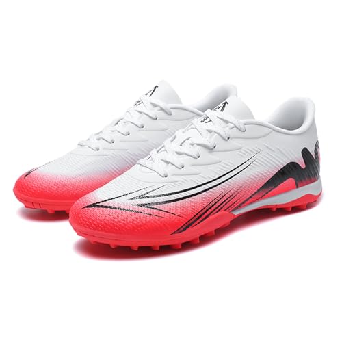 Image of Soccer Cleats for Mens Womens High Tops Lace Up Unisex Football Shoes Indoor Turf Soccer Shoes AG FG TF for Beginners to Advanced Players