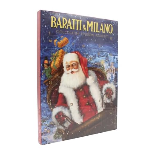 CALENDARIO AVVENTO BARATTI & MILANO CIOCCOLATINI ASSORTITI NATALE 248g