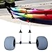 Aymzbd Kayak Cart Heavy Duty Ergonomic Adjustable Plug in Lightweight Canoe Carrier Kayak Dolly Cart for Kayaks Paddle Board Canoes