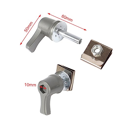 Kit 4 Pcs Tornillos y Tuercas para Alforjas Moto Universal miniatura 3