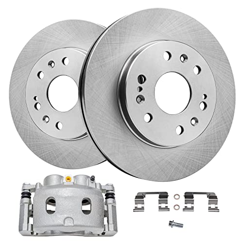 Image of Detroit Axle - Front Brake Kit for Silverado Suburban Sierra Yukon XL 1500 | Chevy Tahoe GMC Cadillac Escalade ESV EXT, 12.99'' inch Disc Brake Rotors Brake Caliper Replacement
