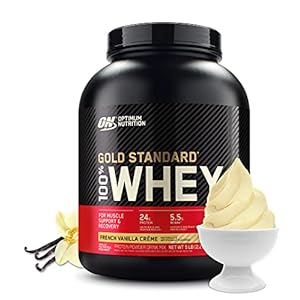 Optimum Nutrition 100% Whey Gold Standard (5lbs) French Vanilla Crème